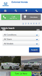 Mobile Screenshot of mycolonialhonda.com